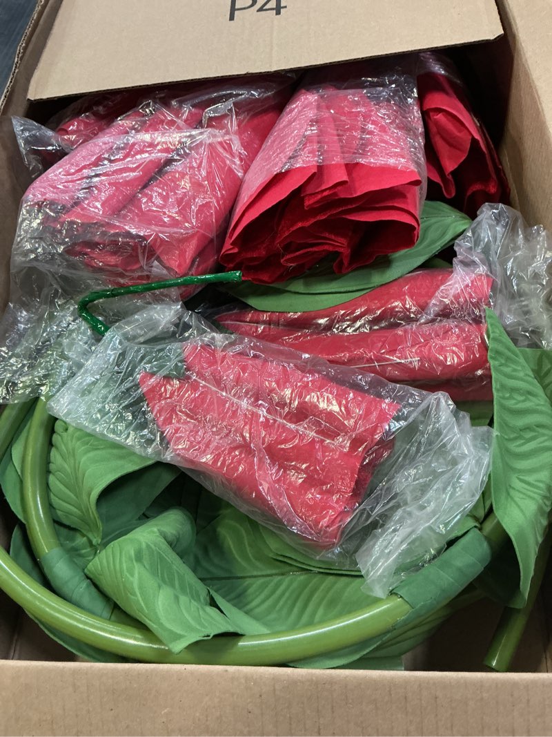 Condition photo showing Good Condition for Daifunli 2 Set 4.5 ft Valentine's Day Giant Artificial Flowers Giant Rose for Valentines Decorations