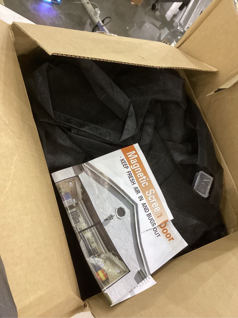 Magnetic screen door