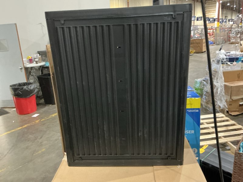 Condition photo showing As Is for project source stacking base- cabinet mounted plastic