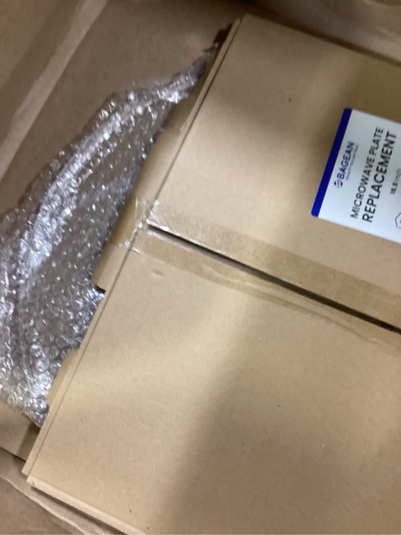 Condition photo showing New/Like New for Microwave Plate Replacement 16.5 inch Fits F06014M00AP Panasonic Microwave Glass Plate - Exactly Replaces Rotating Microwave Turntable - Durable Oven Dish Tray For Better Reheating and Cooking