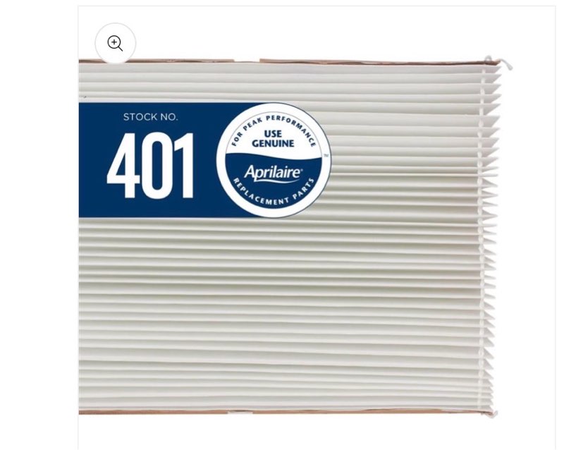 AprilAire 401 Replacement Furnace Filter for AprilAire 2400, Space-Gard 2400 Whole-House Air Purifie 16 X 25 X 6