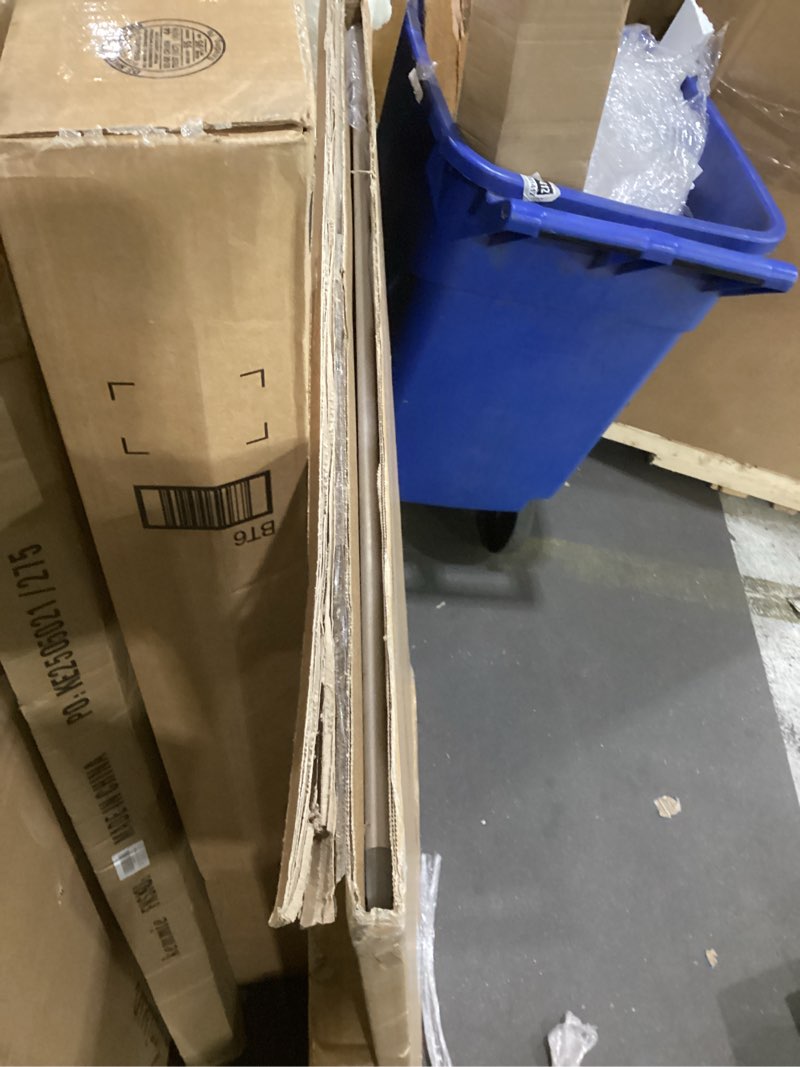 Condition photo showing As Is for board2by large cork board bulletin board 48 x 36, silver aluminium framed 4x3 corkboard, office board for wall cork, wall mounted notice pin board with 15 push pins for school, home & office 48" x 36"