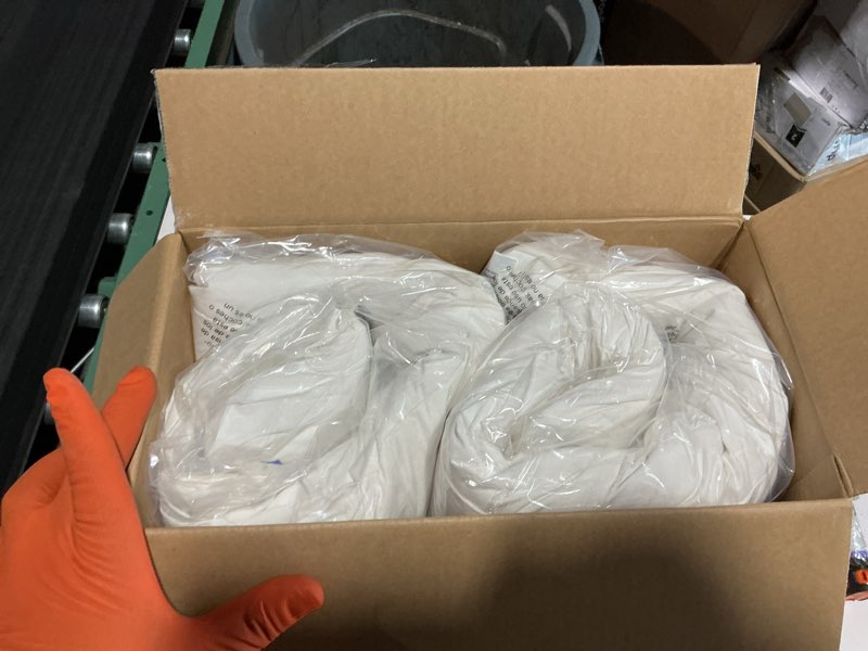 Condition photo showing New/Like New for casper sleep down pillow for sleeping, king, white, two pack king two pack