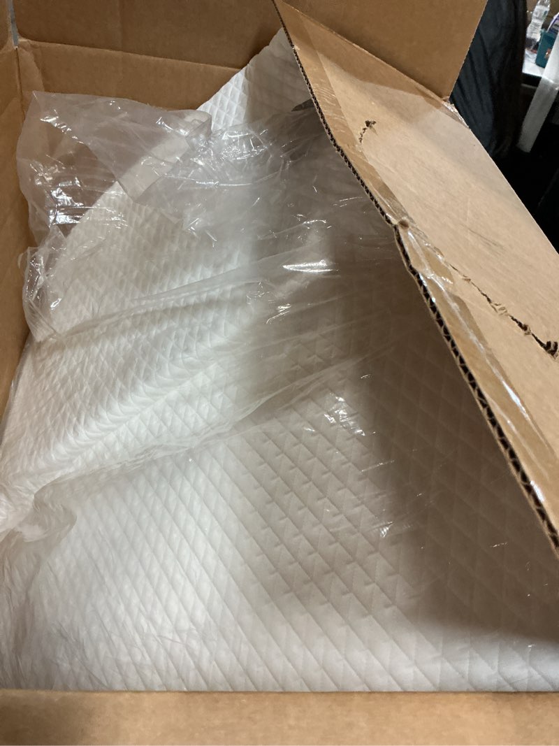 Condition photo showing Good Condition for 3pcs wedge pillow set for after surgery, adjustable 9&12 inch bed wedge pillow for sleeping, incline pillow wedge for headboard, post surgery, acid reflux, neck&back support, white/grey white/grey adjustable 9&12 inch + 1 head pillow