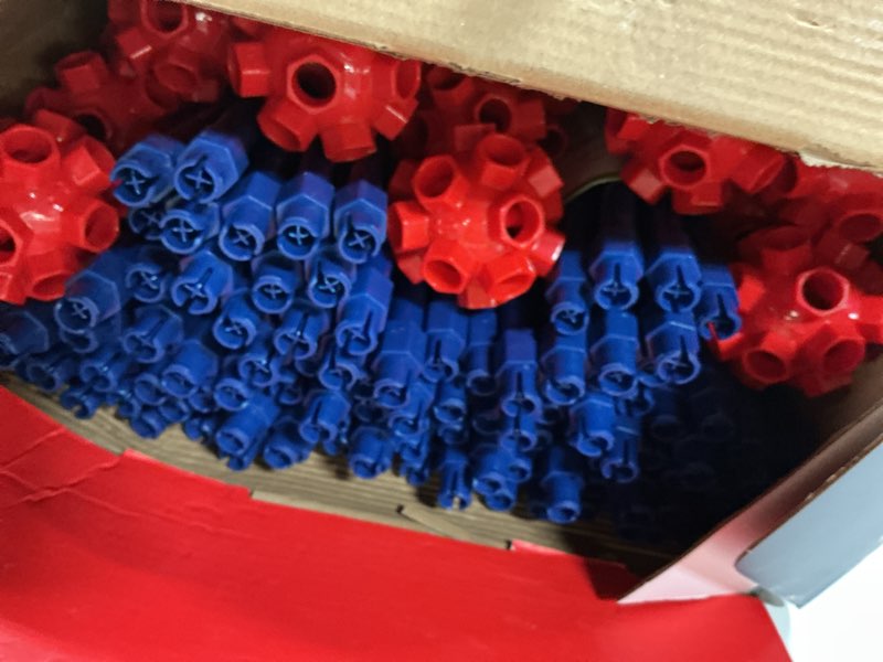 Condition photo showing Good Condition for olefun 180 pack fort building kits for kids 4, 5, 6, 7, 8+ year old boys & girls, creative stem building toys for diy castles, tunnels, play tent, ideal gifts for aged 5-8 blue - 180p