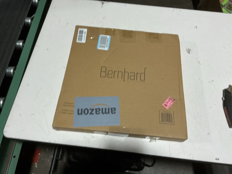 Condition photo showing Good Condition for Bernhard Products Large Wall Clock 18 Inch Silent Non Ticking Movement Quartz Battery Operated Round Easy to Read Decorative Classic Brown Home/Kitchen/Office/Classroom/School Clocks, Black Numbers Classic 18 Inch