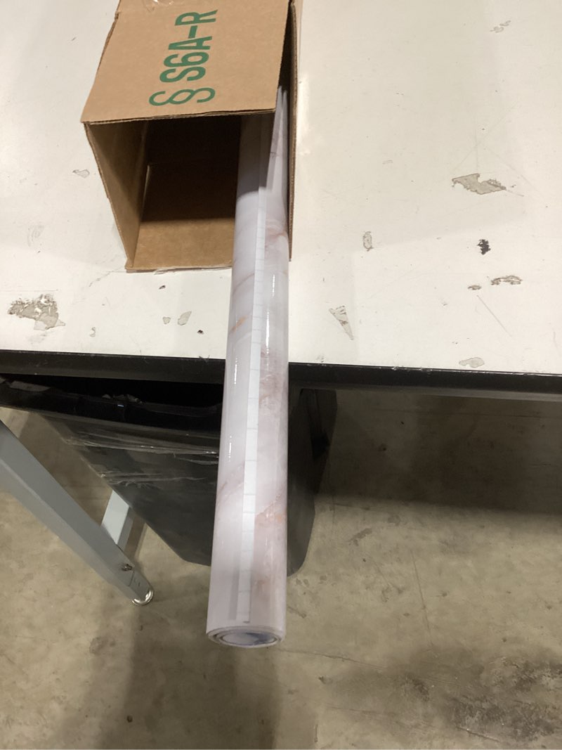 Condition photo showing New/Like New for rabbitgoo glossy marble contact paper peel and stick wallpaper 35.4" x 78.7" countertop furniture waterpoof self adhesive removable cover for kitchen bathroom cabinet drawer shelf liner vinyl roll 35.4" x 78.7" glossy