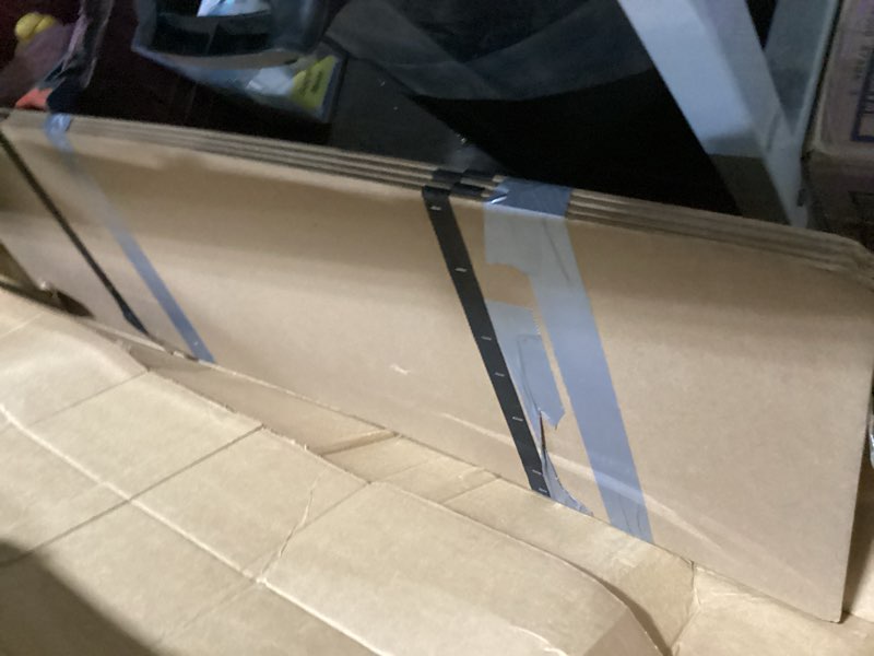 Condition photo showing As Is for heavy duty thick folding box spring, mattress supporting wood floor, foldable box spring, bed support slats,48"x60" 48"x60"full size