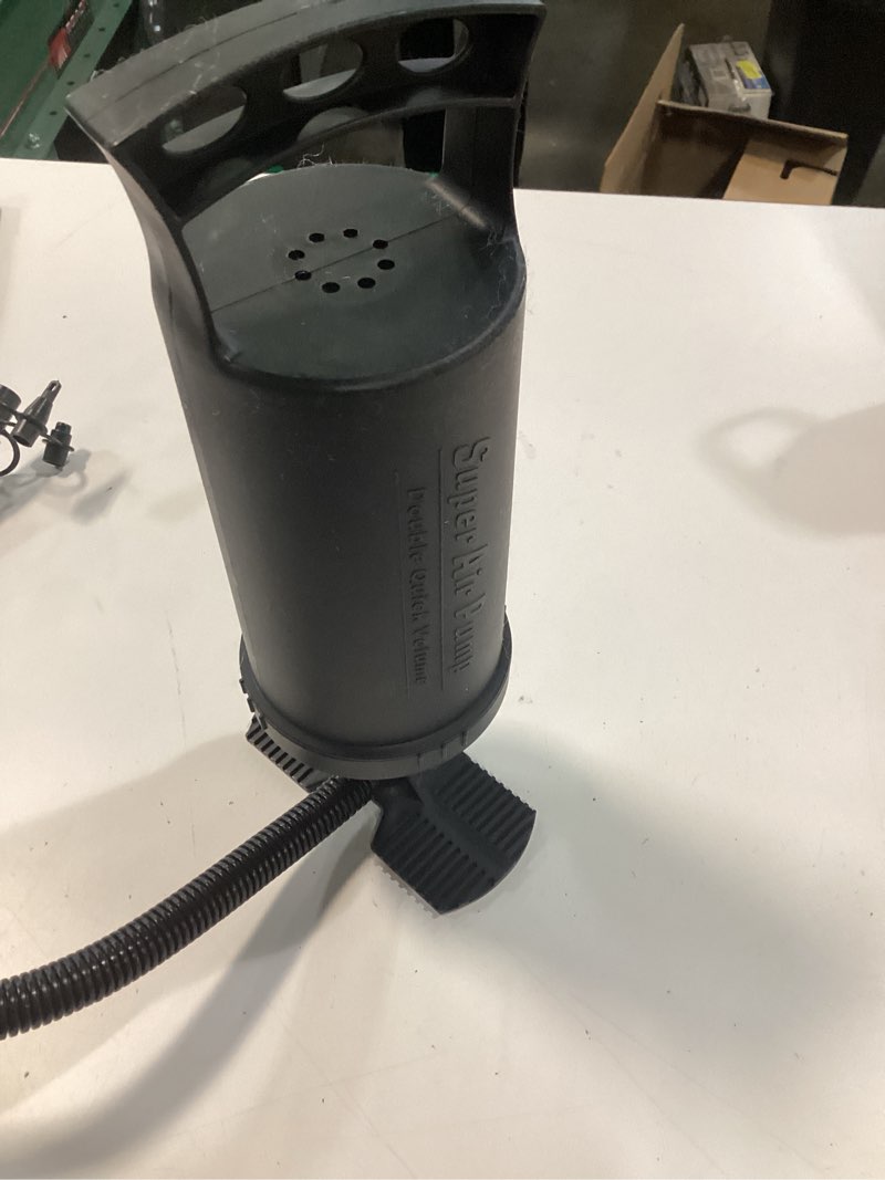 Condition photo showing Good Condition for hand pump - double quick air pump for inflatable, hand held air pump rapid inflation portable manual air pump with 3 nozzle for outdoor, swimming ring, mattress, pool floats, inflatable toys hand air pump