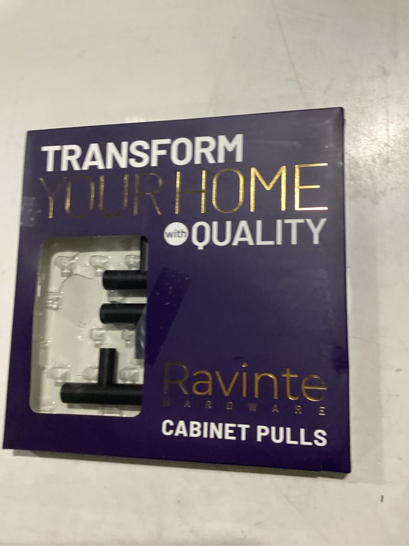 Condition photo showing New/Like New for Ravinte 10 Pack 2 inch Cabinet Pulls Matte Black Stainless Steel Kitchen Drawer Pulls Cupboard Handles Cabinet Handles 10 Matte Black