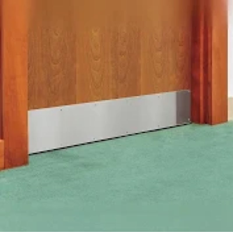 uxcell 2pcs Door Kick Plate, 6 x 32 Inches Anodized Aluminum Kick Plate Door Plate, 1.5mm (1/16 Inch