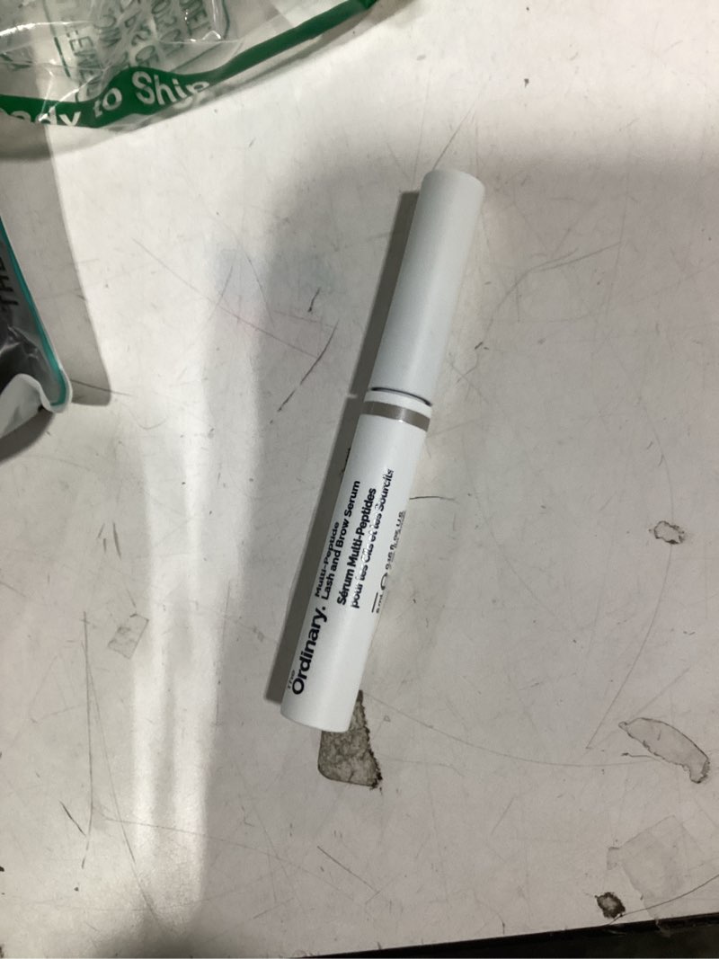 Condition photo showing As Is for The Ordinary Multi-Peptide Lash and Brow Serum, Peptide-Powered Formula for Thicker, Fuller Looking Lashes & Brows 0.16 Fl Oz (Pack of 1)