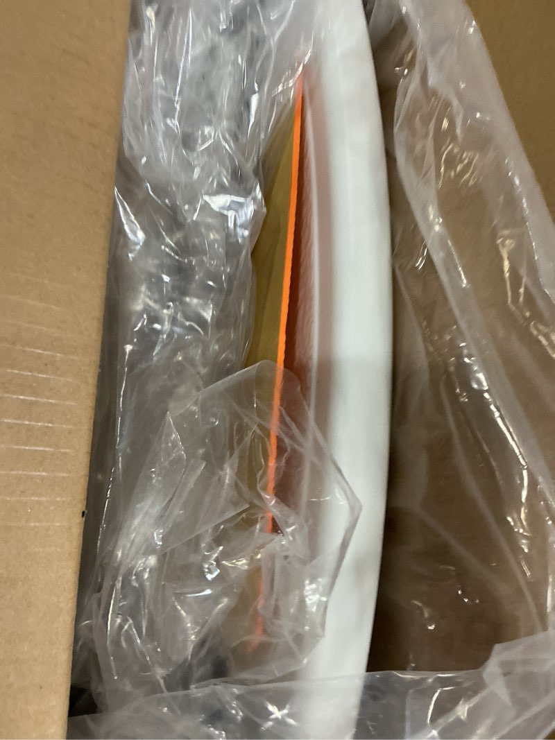 Condition photo showing Good Condition for Shower Chair Bath Stool Seat 350 Lbs, Height Adjustable Bath Bench with Padded Seat for Seniors, Shower Stool Chair for Inside Shower, Shower Seat Stool with Heavy Duty Crossbar Support (Orange)