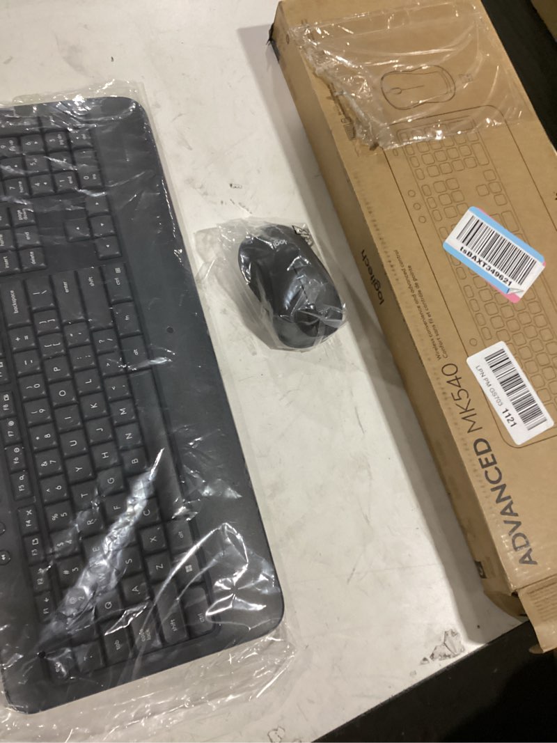 Condition photo showing Good Condition for logitech mk540 advanced wireless keyboard and mouse combo for windows, 2.4 ghz unifying usb-receiver, multimedia hotkeys, 3-year battery life, for pc, laptop 2024 model