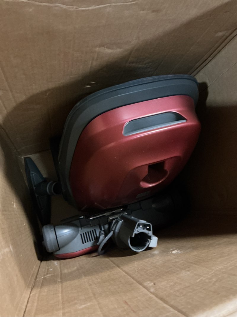Condition photo showing As Is for kenmore 81414 bagged canister vacuum cleaning tools, 400 series + telescoping wand, red kenmore 400 series + telescoping wand
