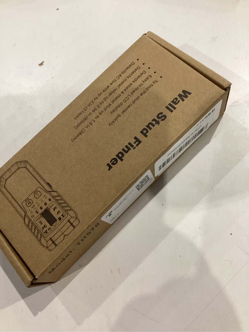 Condition photo showing Good Condition for Stud Finder Wall Scanner Detector - 5 in 1 Electronic Wall Wood Metal Stud Locator Edge Center Sensor Beam for Live AC Wire Pipe Metal Lumber Joist Drywall Framing Detection Black