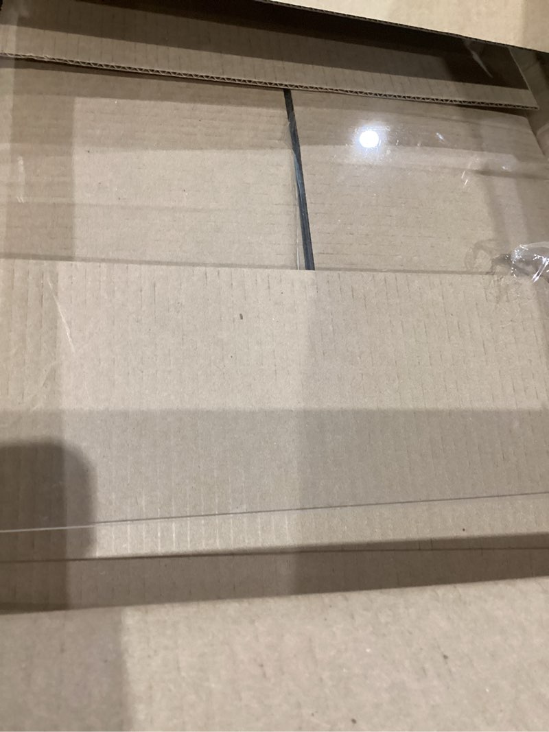 Condition photo showing Good Condition for falken design clear acrylic sheets - 18" x 20" x 1/8" thick plexiglass sheets for diy projects, picture frames, and sign displays - versatile, durable & shatterproof plastic sheet