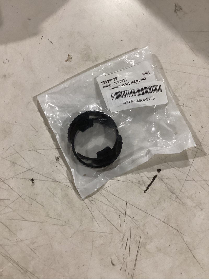 Condition photo showing Good Condition for generic 2 pieces dryer hose spare rings, pet dryer hose clamps wear resistant pipe joint clamp replacement pet blower accessory, style a