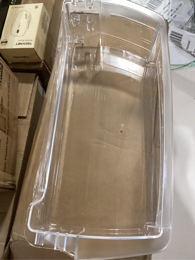 Condition photo showing Good Condition for 2026 upgraded wr71x38318 refrigerator door shelf bin for ge, replacement part wr71x24428 4975917 ap7175677 ps16619590 eap16619590