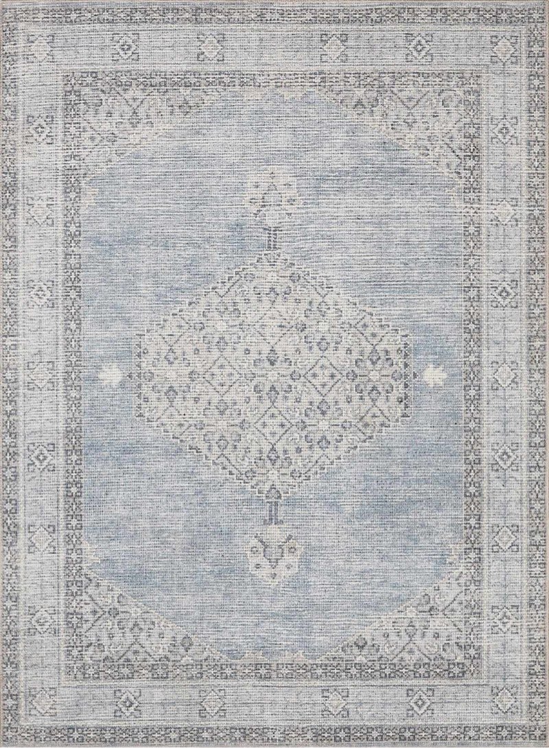 livabliss x becki owens lila medallion denim area rug