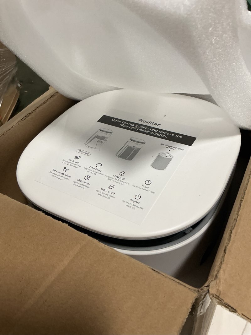 Condition photo showing As Is for Pro-Level Air Purifier for Home Pets, No More Pet Floating Fur, Dander & Odor Worries, 360° Wide Intake, H13 True HEPA, Auto/Pet Mode & Washable Pre-Filter,Ultra Quiet for Bedroom/Large Room