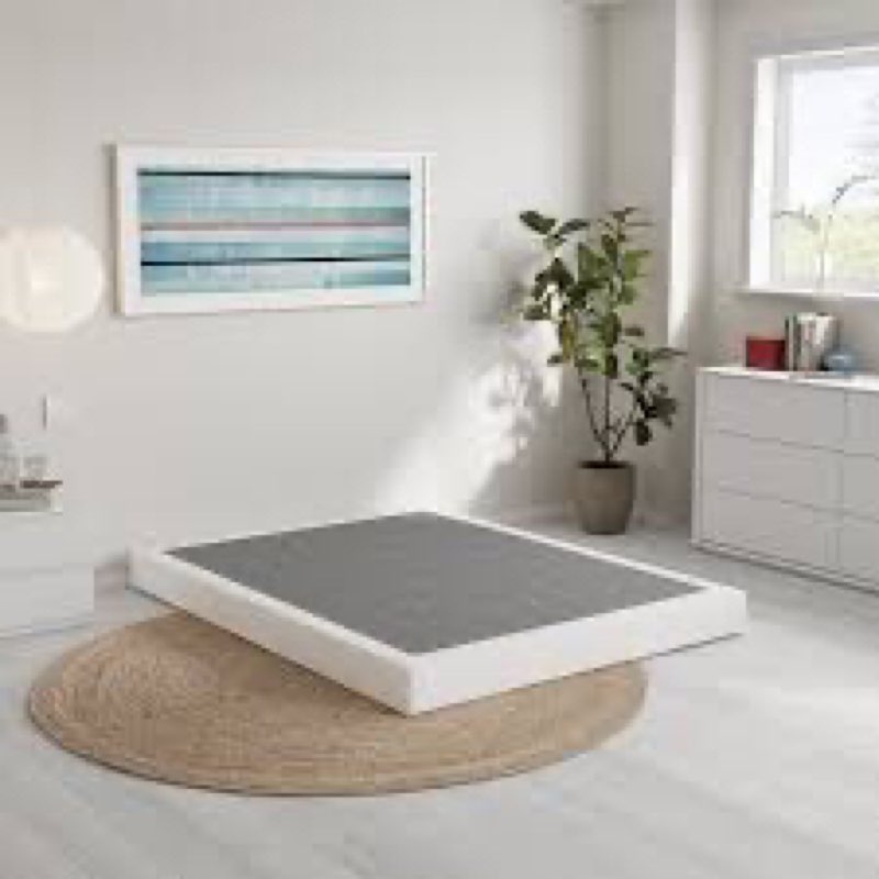 likins 4 inch metal box spring with frabric cover, easy assembly