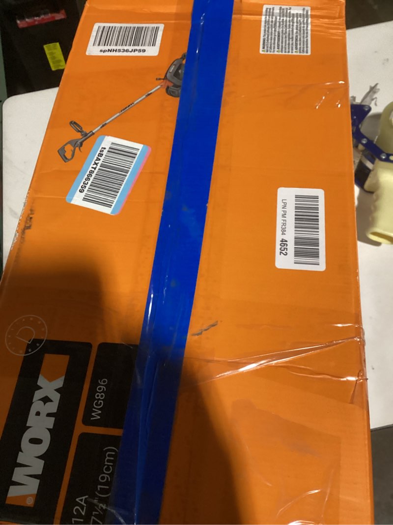 Condition photo showing Good Condition for worx 12 amp 7.5’’ electric lawn edger & trencher, corded, wg896