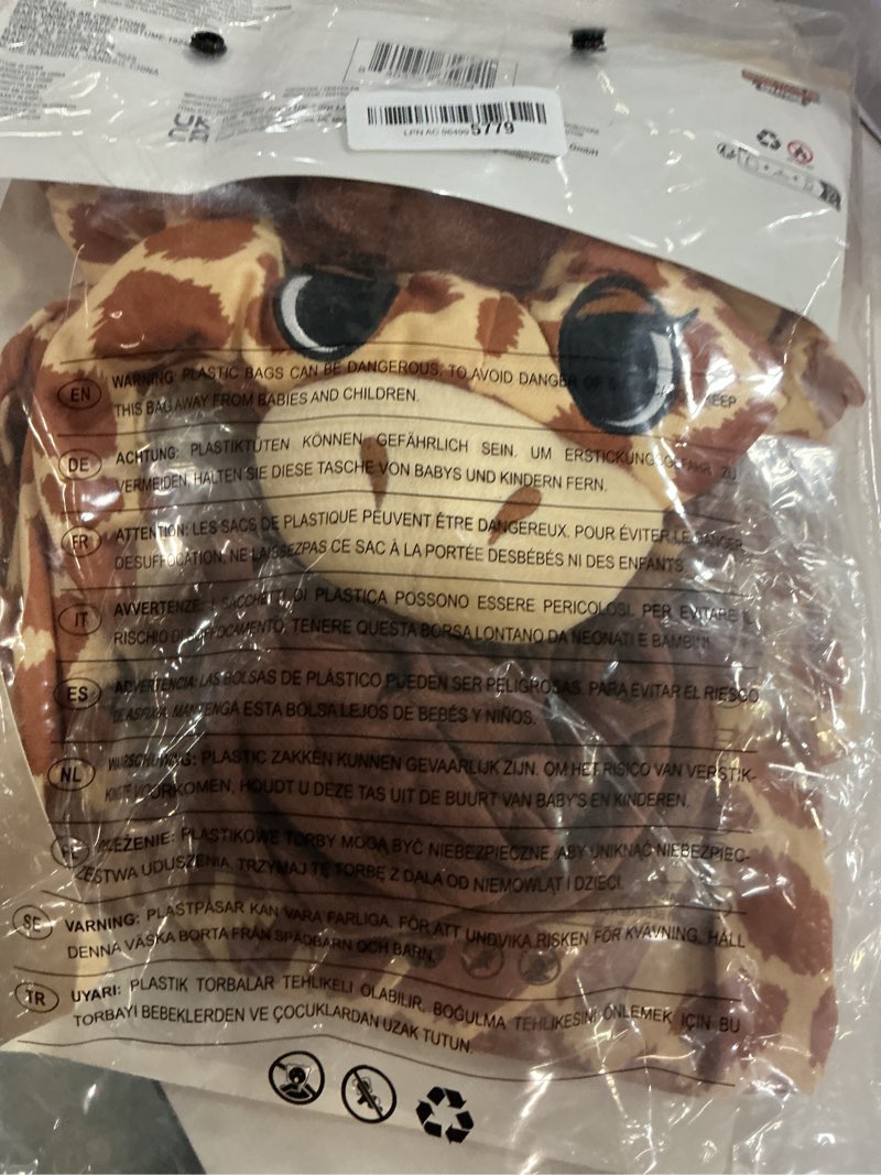 Condition photo showing Good Condition for Spooktacular Creations Halloween Giraffe Costume Toddler, Baby Giraffe Costume for Kids Halloween Dress Up Animal Party 18-24 Months