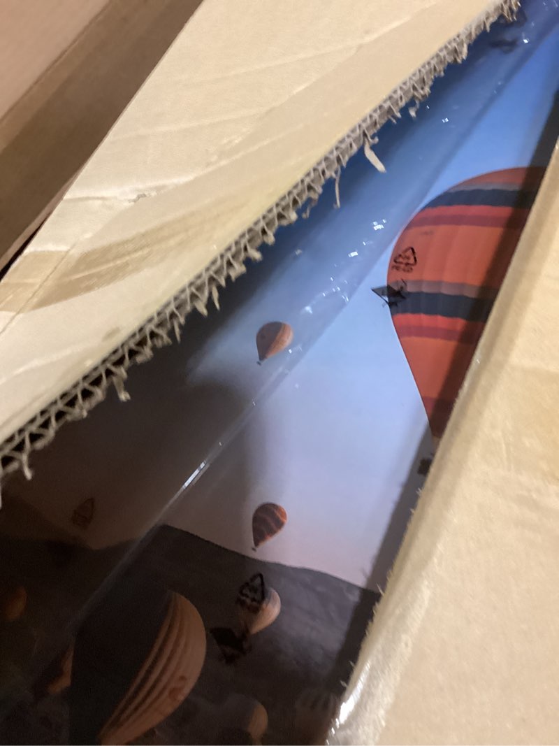 Condition photo showing New/Like New for wood 20x28 picture frame with 16x24 mat, display 16x24 with mat or 20x28 without mat, wood 20 by 28 photo frame, 20 x 28 frame for wall hanging display, deep brown, 2 pack 2 20x28 inch