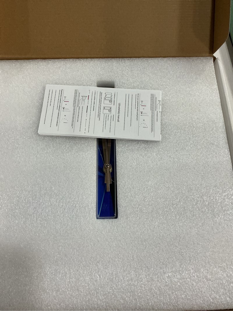 Condition photo showing New/Like New for Blue Wall Clock Battery Operated 14 Inch Modern Wall Clock Non Ticking Glass Clock for Living Room 14 Inch Blue5