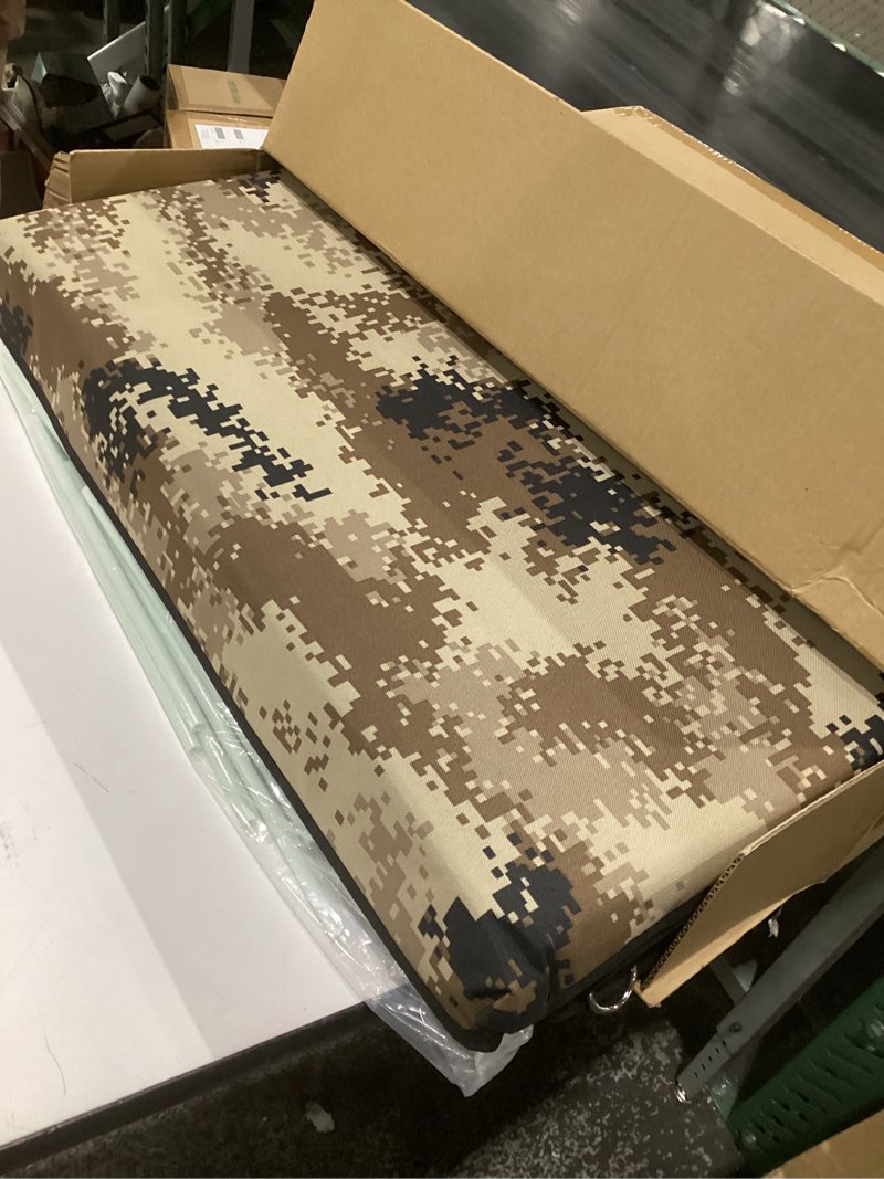 Condition photo showing Good Condition for indestructible heated cat house for outside cats winter, 100% weatherproof, safe escape door, insulated outdoor cat shelter with heater for feral barn cat kitty (desert camouflage, 26"x16"x14") desert camouflage 26"x16"x14"