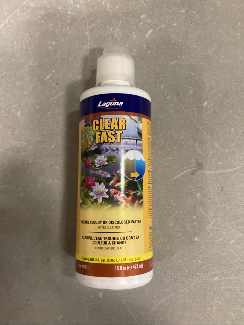 Condition photo showing New/Like New for Laguna Clear Fast Pond Water Clarifier - 16 Ounces (B0028GY94W)