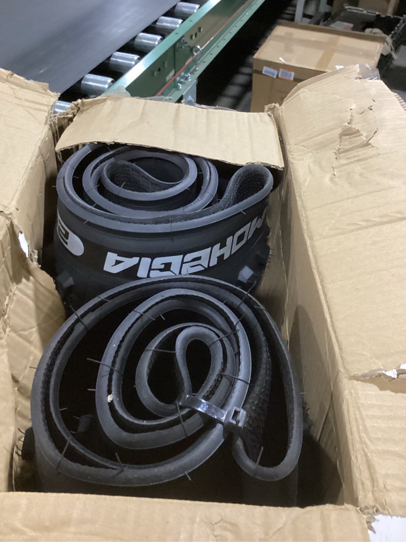 MOHEGIA EBike Fat Tire Replacement Set: 2 Pack 26x4.0-inch Folding Bicycle Tires, Inner Tubes, and T