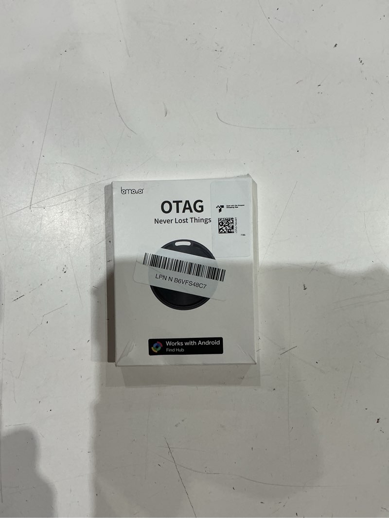 Condition photo showing New/Like New for air tags for android,air tags-4 pack android,android tracker tags,2 year battery life,google find trackers for google's find hub app,ip65 waterproof luggage tracker android for keys,wallets,suitcases black-4