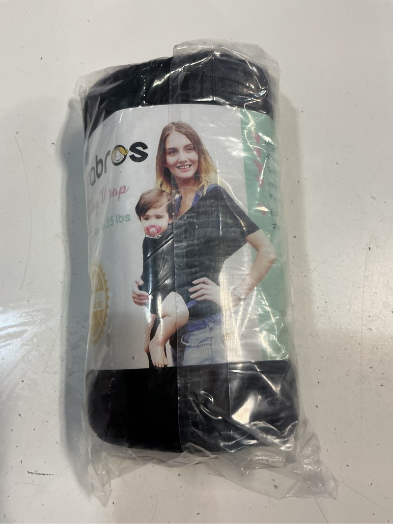 Condition photo showing New/Like New for acrabros baby wrap carrier,hands free baby carrier sling,lightweight,breathable,softness,perfect for newborn infants and babies shower gift,black