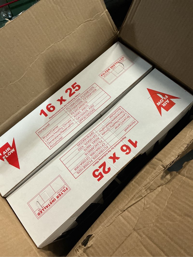 Condition photo showing Good Condition for AIRX FILTERS WICKED CLEAN AIR. 16x25x5 Air Filter Odor Eliminator Carbon Filter MERV 8 Compatible with Skuttle #000-0448-001 DB-25-16 2 Pack