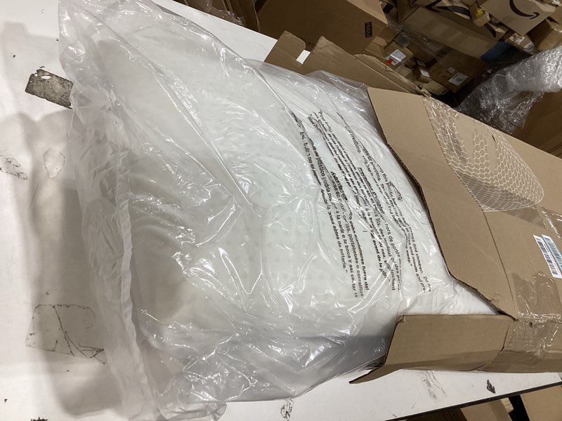 Condition photo showing New/Like New for purple harmony pillow - king medium, greatest pillow ever invented, 360º hex grid & talalay latex core - no pressure support, stays cool, luxurious comfort