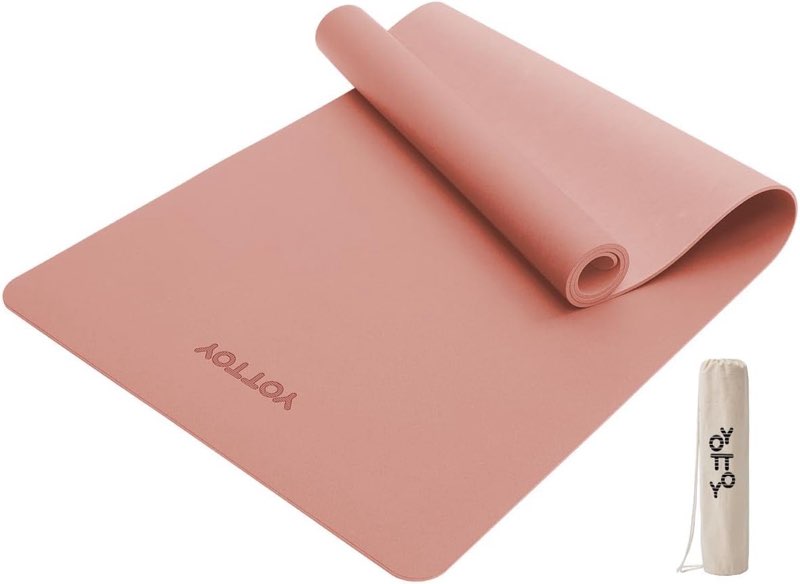yottoy yoga mat,non-slip hot yoga mat with anti-tear design and friendly natural rubber mat with strap and bag yottoy yoga mat,non-slip hot yoga mat with anti-tear design and friendly natural rubber mat with strap and bag