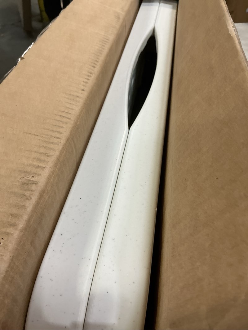 Condition photo showing Good Condition for Folding Table 6ft Portable Heavy Duty Plastic Fold-in-Half Utility Foldable Table Plastic Dining Indoor Outdoor for Camping, Picnic and Party, White White 6FT