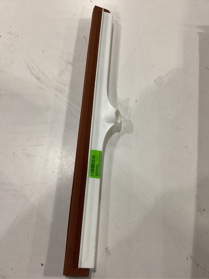 Condition photo showing New/Like New for carlisle foodservice products cfs 36692200 flo-pac soft double foam rubber floor squeegee with plastic frame, 22" length, red