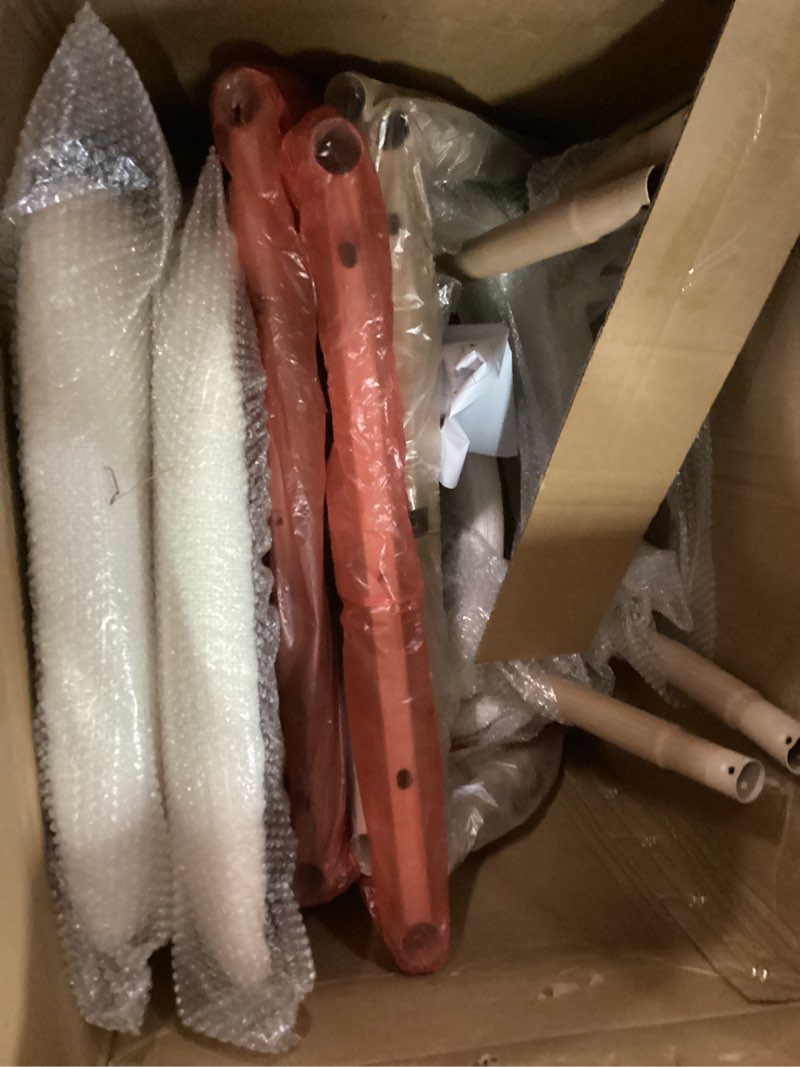 Condition photo showing New/Like New for Dining Chairs Set of 2 for Kitchen Dining Table Mid Century Modern Farmhouse Upholstered Linen Dining Room Chairs with Metal Legs, Original Beige 2 Beige Linen/Original