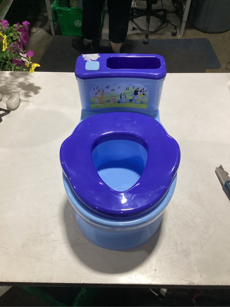 Condition photo showing As Is for bluey 2-in-1 potty trainer with sounds for toddlers