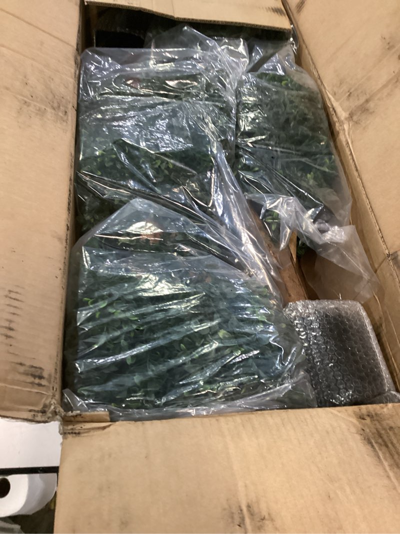 Condition photo showing Good Condition for 3Ft-35'' Artificial Boxwood Double Ball Topiary Trees,2PACK Faux Topiaries Tree Store Garden Indoor&Outdoor for Porch Home Decor