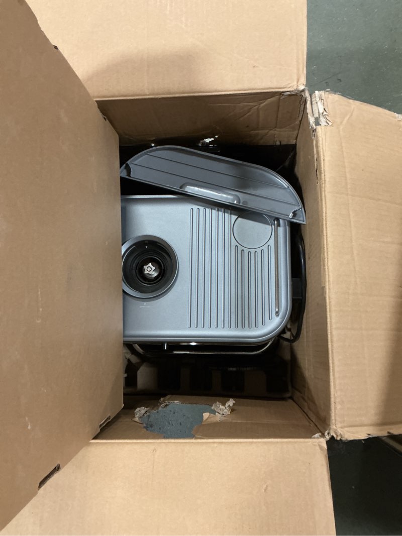 Condition photo showing As Is for Philips Barista Brew Semi Automatic Espresso Machine - Single & Double Espresso,Americano, 250g Bean Container+Grinder+Milk Jug with temperature indicator,Calibrated Tamping,Metal Silver (PSA3218/01) 250g Bean Container Metal Silver