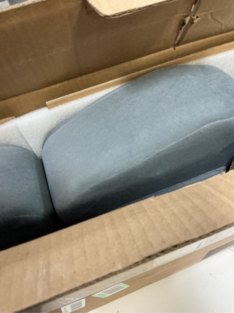 Condition photo showing Good Condition for optixcell reading pillow for gaming with ergonomic arm rests, wooden lap desk for laptop, support pillow with side pockets for reading, writing, working, gaming on bed, couch or floor (gray, large)