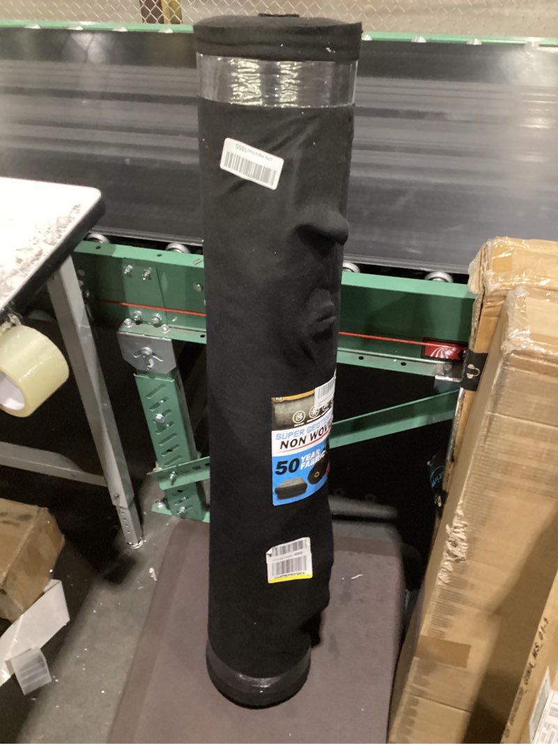 Condition photo showing Good Condition for super geotextile 4, 6, 8 oz non woven fabric for landscaping, french drains, underlayment, erosion control, construction projects - 6 oz (4x100) weight: 6 oz 4' x 100'
