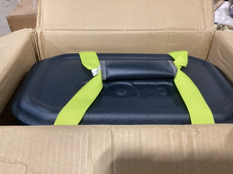 Condition photo showing As Is for igloo trailmate soft sided coolers | portable insulated cooler bag 36-can jet carbon