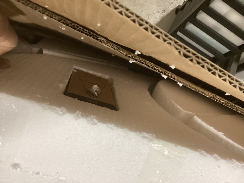 Condition photo showing Good Condition for EDISHINE Modern Arc Floor Lamp, 78.3" Mid Century Standing Lamp Over Chair with Remote & Foot Switch, Rotatable Lamp Head, Metal Floor Lamps for Living Room, Bedroom, Office, Dining Room, Black Mid Century-Black