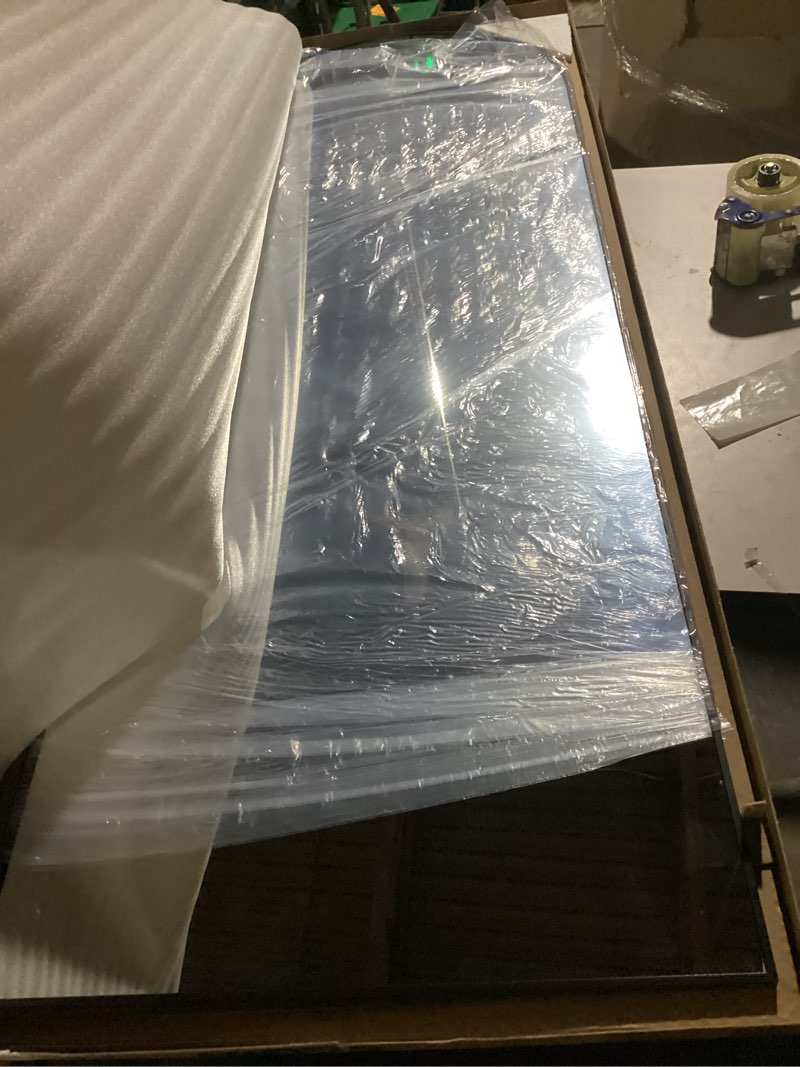 Condition photo showing Good Condition for BEAUTYPEAK 65"x24" Full Length Mirror, Arch Full Body Floor Mirror, Wall Mirrors Hanging or Leaning Arched-Top with Stand for Bedroom, Dressing Room, Black Black 65"L x 24"W