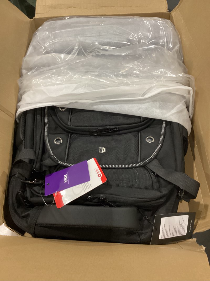 2-in-1 Large Rolling Laptop Backpack for Women Men, 50L Backpack with Wheels, USB Charging Port, TSA